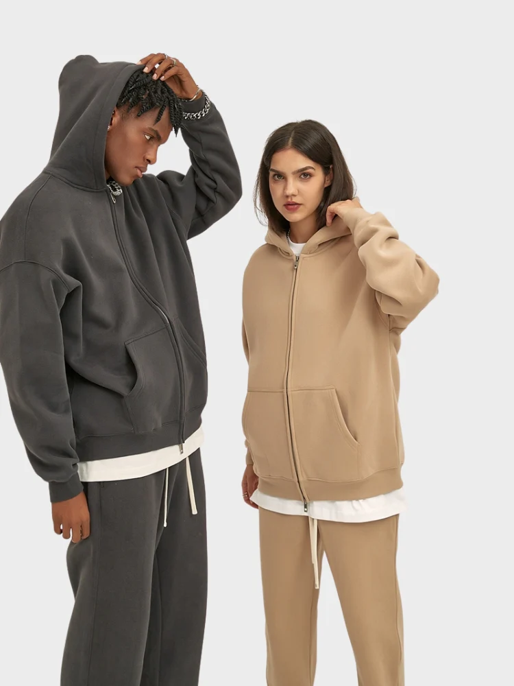 350 GSM Quality Hoodie with Zipper - Image 34