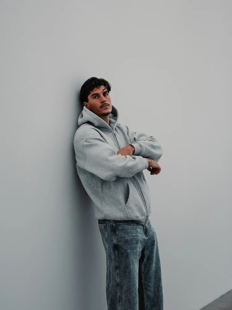 350 GSM Quality Hoodie with Zipper - Image 4