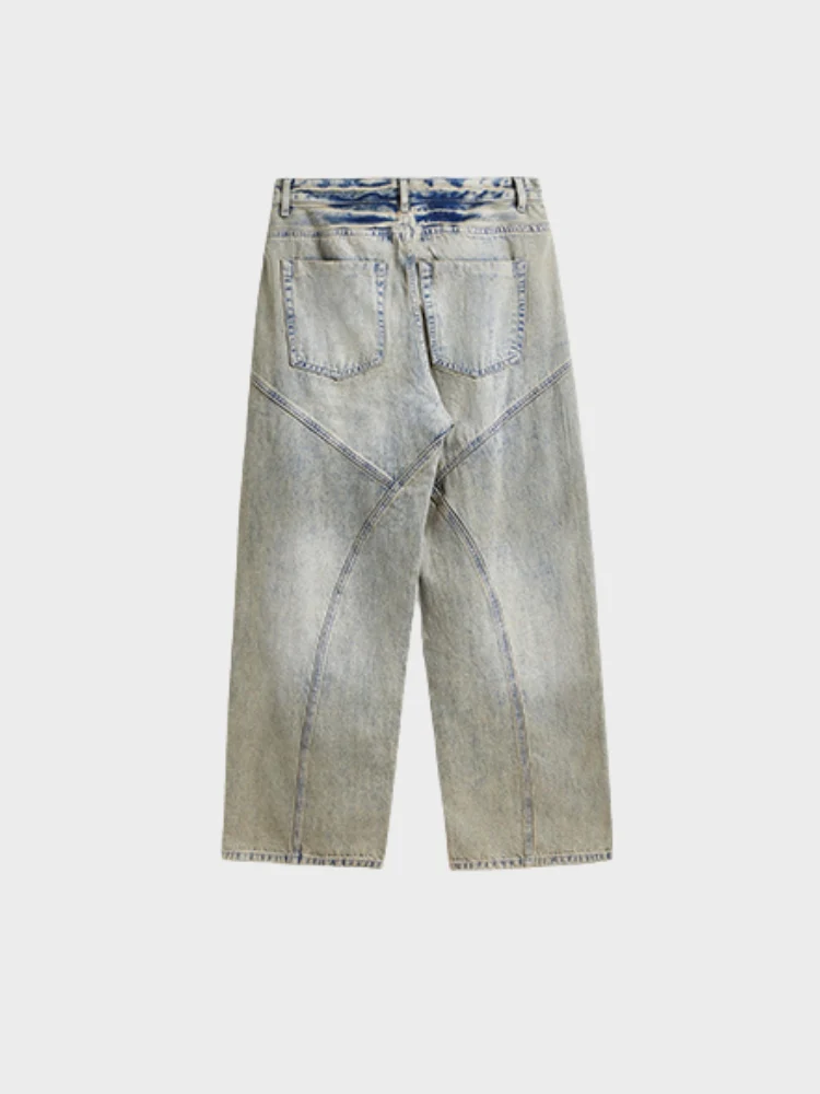 DCRB Baggy Denim Jeans - Light Grey - Image 3