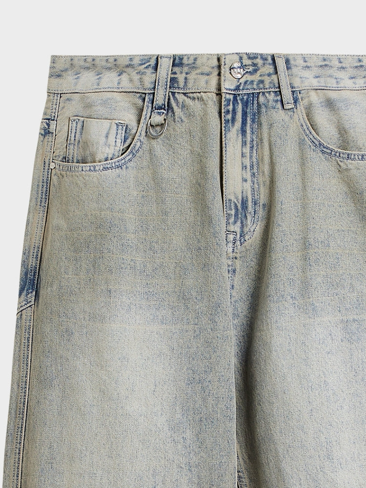 DCRB Baggy Denim Jeans - Light Grey - Image 5