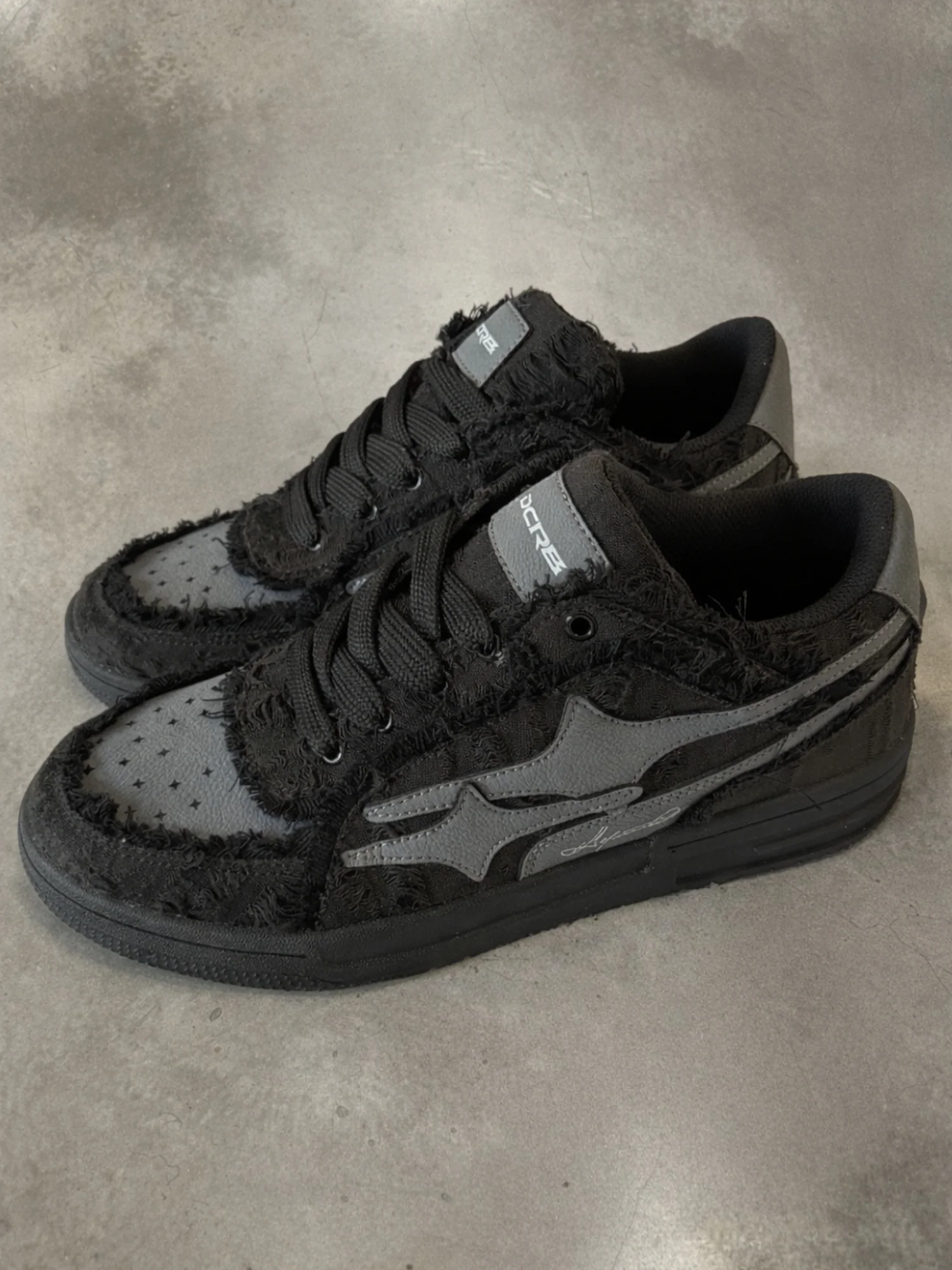 DCRB Broken Black Sneakers - Image 3