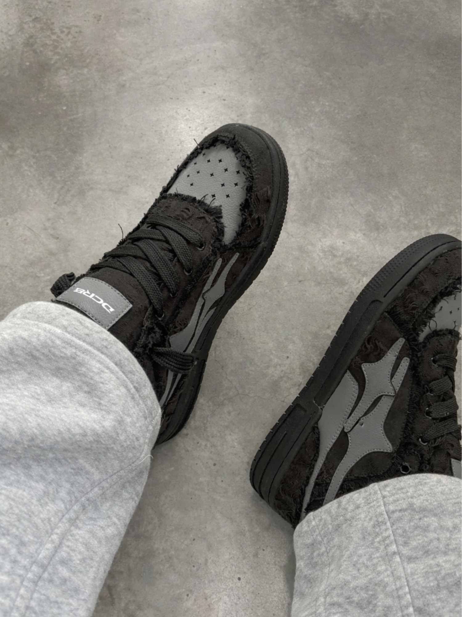 DCRB Broken Black Sneakers - Image 4