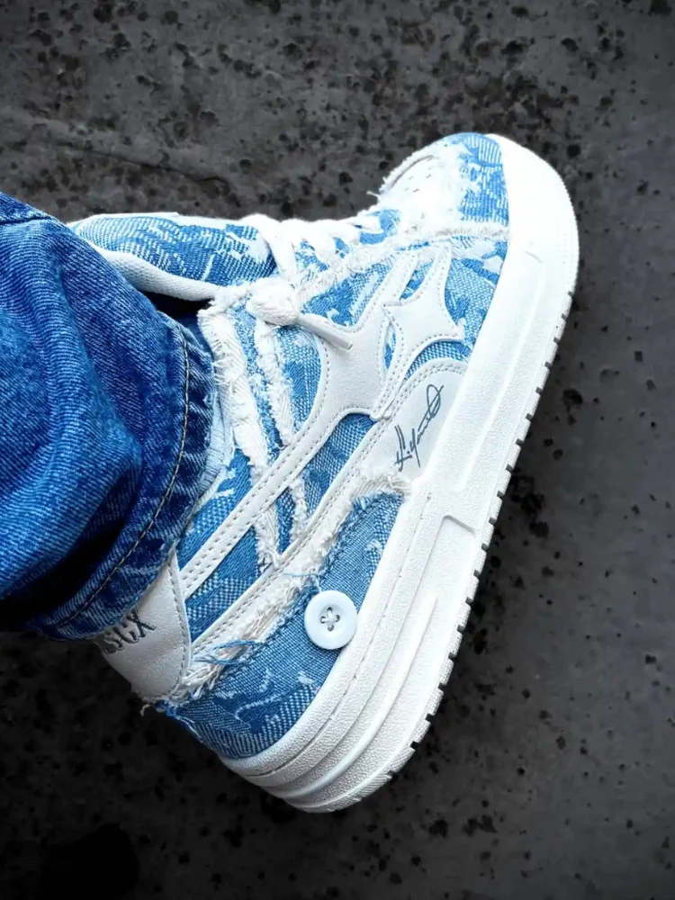 DCRB Broken Denim Sneakers - Image 3