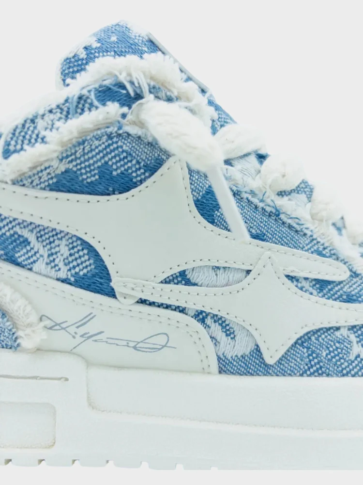 DCRB Broken Denim Sneakers - Image 6