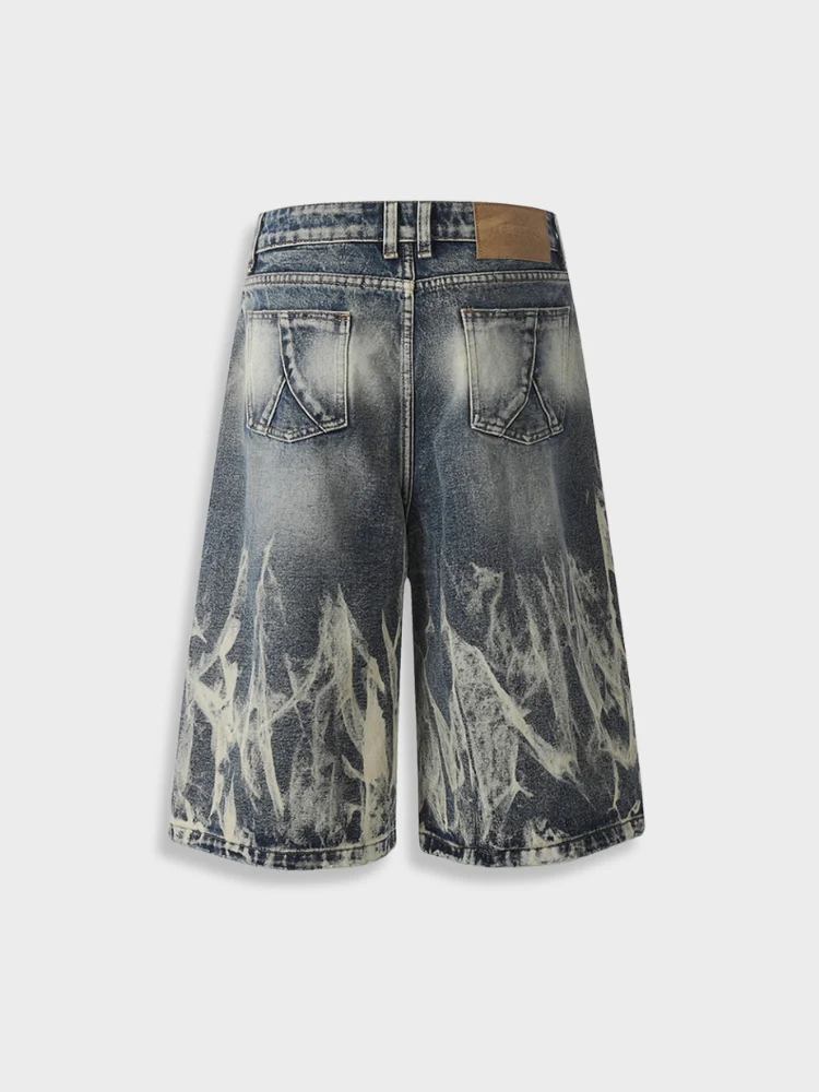 DCRB Distressed Denim Jorts - Image 8