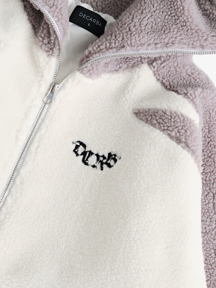 DCRB - Wolf Grey & White Sherpa Ninja Fleece - Image 8