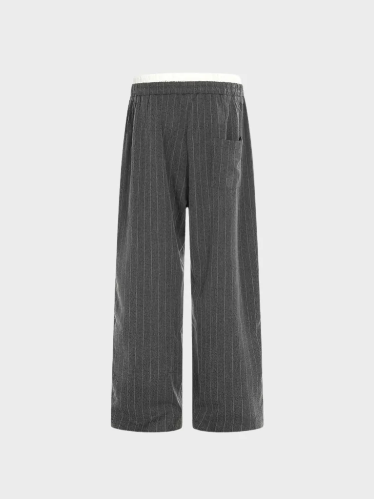 DCRB Striped Wide Leg Track Joggers - Image 3