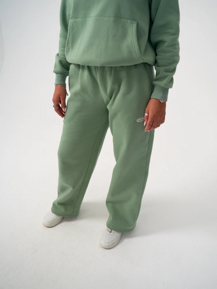 DCRB Tracksuit Open Leg Jogger - Light Green - Image 4