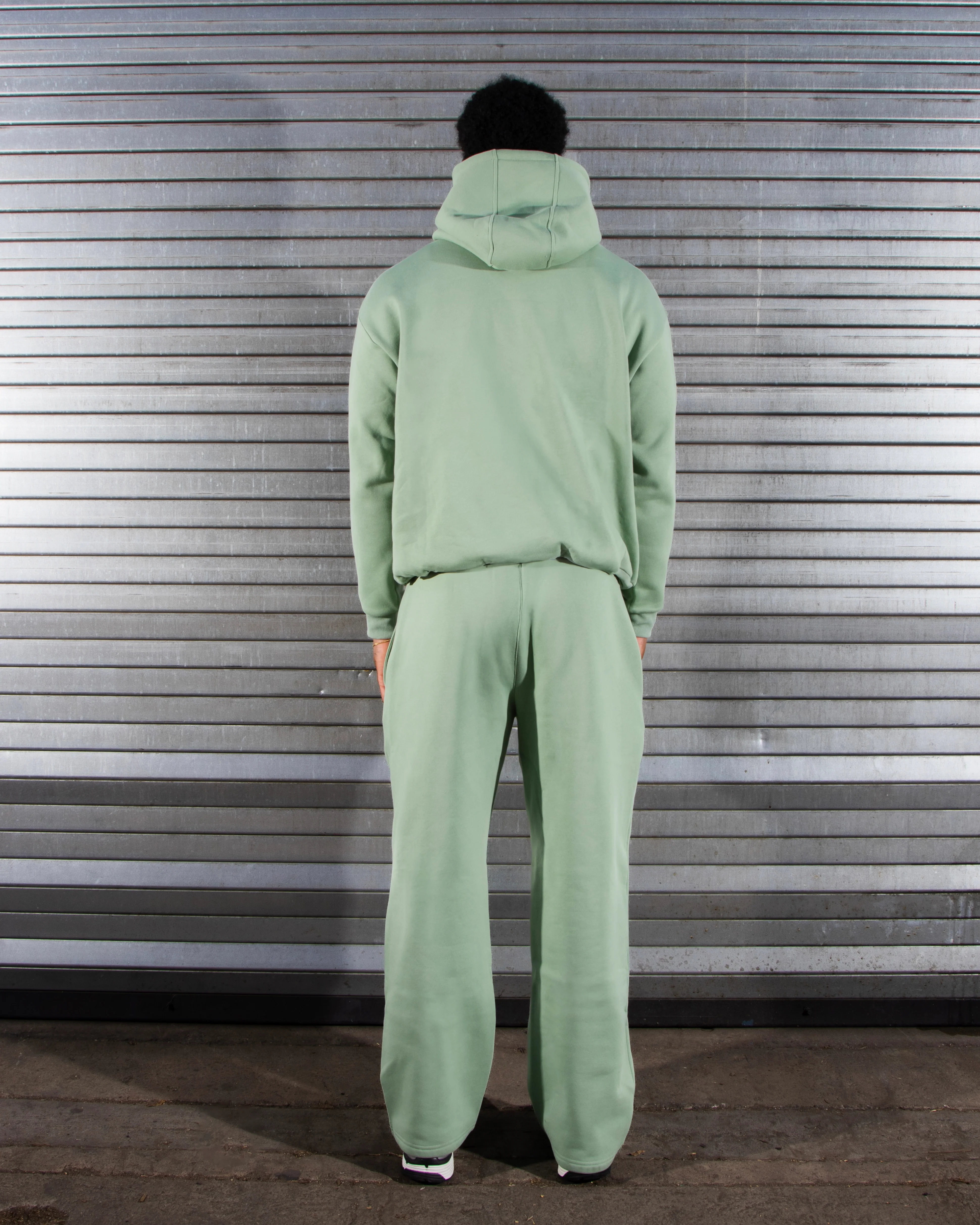 DCRB Tracksuit Open Leg Jogger - Light Green - Image 6