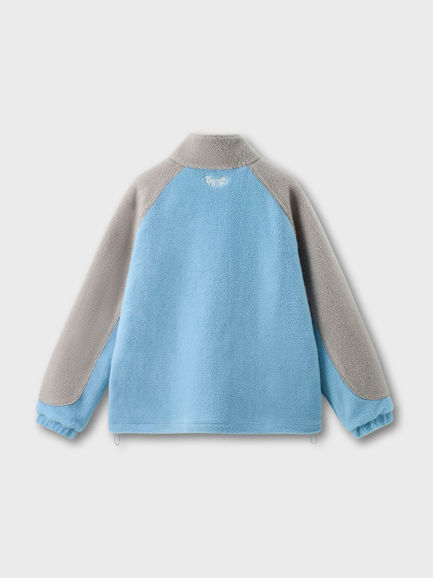 DCRB Two Tone Sherpa Fleece Jacket Blue - Image 4