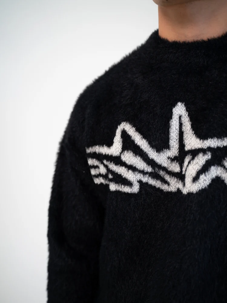 Knitted Wool DCRB Sweater - Image 4