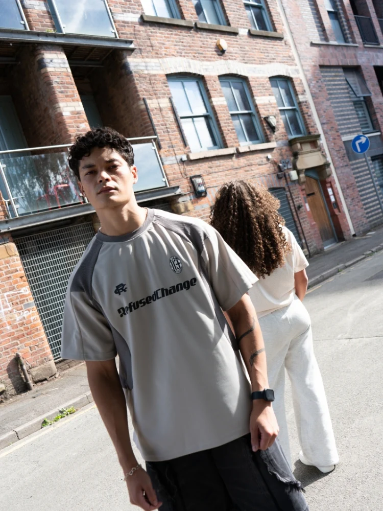 Refused Change Vintage Football Tee - Image 5