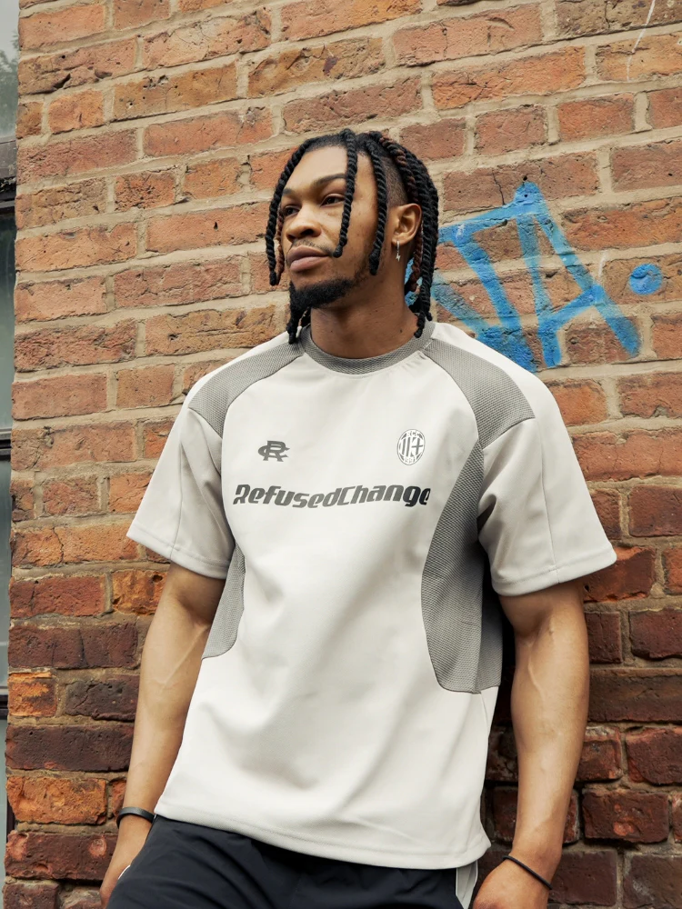 Refused Change Vintage Football Tee - Image 8