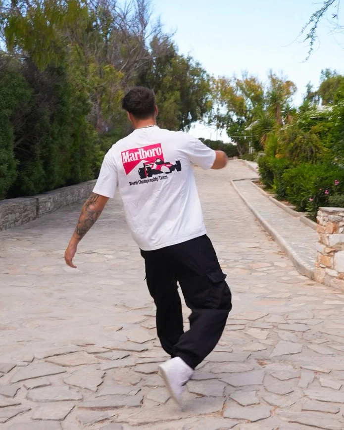 Vintage Marlboro Racing Tee - Image 5