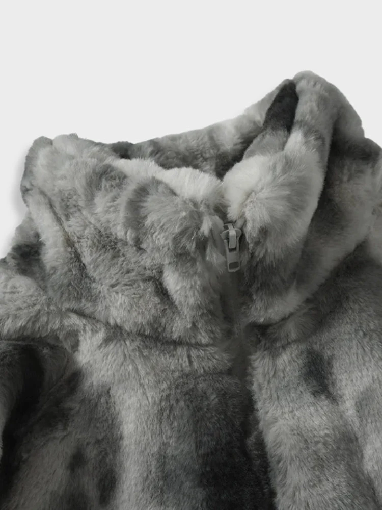 Decarba Vintage Warm Cross Fleece Jacket - Image 7